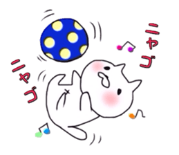 A kitty goes! sticker #6803783