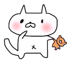 A kitty goes! sticker #6803785