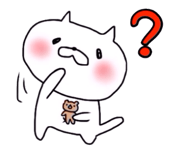 A kitty goes! sticker #6803801