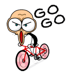 Beans old man English sticker