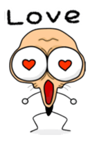 Beans old man English sticker sticker #6803819