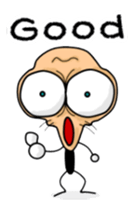 Beans old man English sticker sticker #6803830