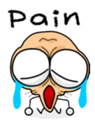 Beans old man English sticker sticker #6803835