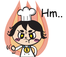 The walking chef sticker #6804209