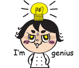 The walking chef sticker #6804211