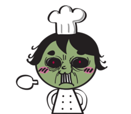 The walking chef sticker #6804231