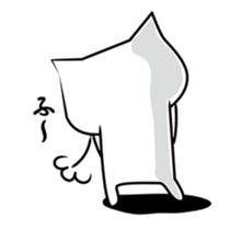 It is a normal cat. sticker #6804335