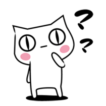 It is a normal cat. sticker #6804346