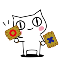 It is a normal cat. sticker #6804349