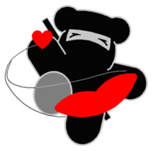 Ninja / Lucky Bear sticker #6804769