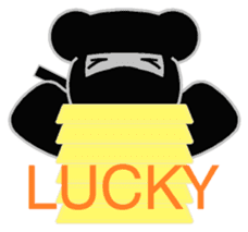 Ninja / Lucky Bear sticker #6804775