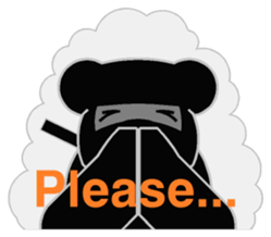 Ninja / Lucky Bear sticker #6804803