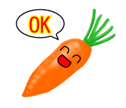 Expression sticker of vegetables sticker #6804808