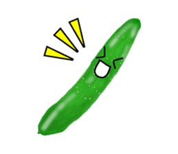 Expression sticker of vegetables sticker #6804818