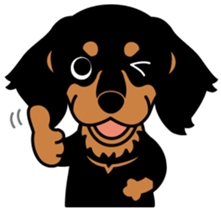 Love DACHS - BlackTans sticker #6805220