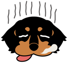 Love DACHS - BlackTans sticker #6805239