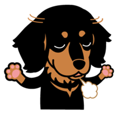 Love DACHS - BlackTans sticker #6805240