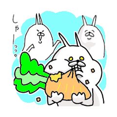 He is like a rabbit.