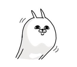 He is like a rabbit. sticker #6805570