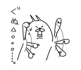 He is like a rabbit. sticker #6805576