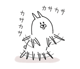 He is like a rabbit. sticker #6805583