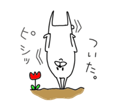 He is like a rabbit. sticker #6805585