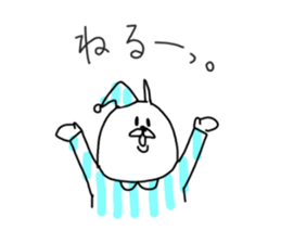 He is like a rabbit. sticker #6805589