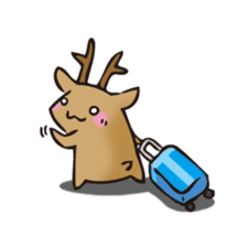 Be with deer Plus+ sticker #6806082