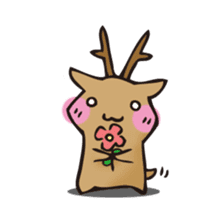 Be with deer Plus+ sticker #6806085