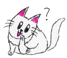 Cat graffiti 1 by Haruka sticker #6806181