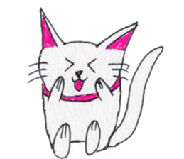 Cat graffiti 1 by Haruka sticker #6806186