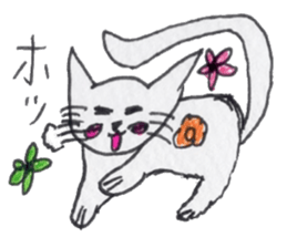 Cat graffiti 1 by Haruka sticker #6806192