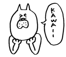 useful cat's kawaii  sticker sticker #6806254