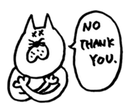 useful cat's kawaii  sticker sticker #6806264