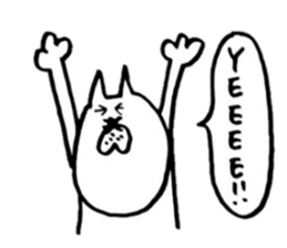 useful cat's kawaii  sticker sticker #6806274