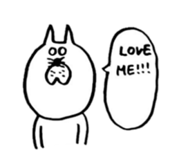 useful cat's kawaii  sticker sticker #6806276