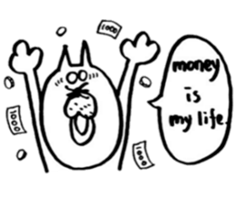 useful cat's kawaii  sticker sticker #6806280