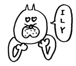 useful cat's kawaii  sticker sticker #6806285