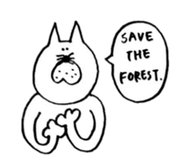 useful cat's kawaii  sticker sticker #6806286