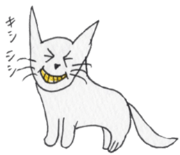Cat graffiti 2 by Haruka sticker #6806371