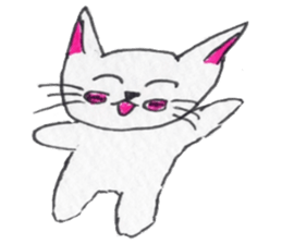 Cat graffiti 2 by Haruka sticker #6806380