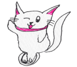 Cat graffiti 2 by Haruka sticker #6806385