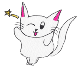 Cat graffiti 2 by Haruka sticker #6806386