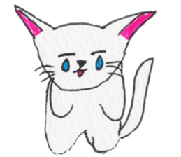 Cat graffiti 2 by Haruka sticker #6806389