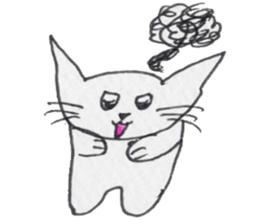 Cat graffiti 2 by Haruka sticker #6806392