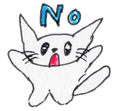 Cat graffiti 2 by Haruka sticker #6806396