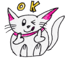 Cat graffiti 2 by Haruka sticker #6806397