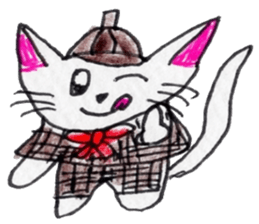 Cat graffiti 2 by Haruka sticker #6806405