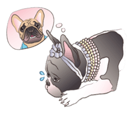 Emma Princess (French Bulldog) sticker #6806576