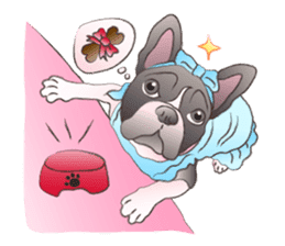 Emma Princess (French Bulldog) sticker #6806587